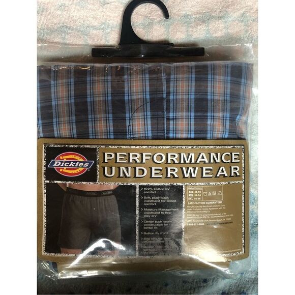 NIP Mens Size 5XL Dickies Combed Cotton Boxer Performance Underwear - Picture 2 of 4